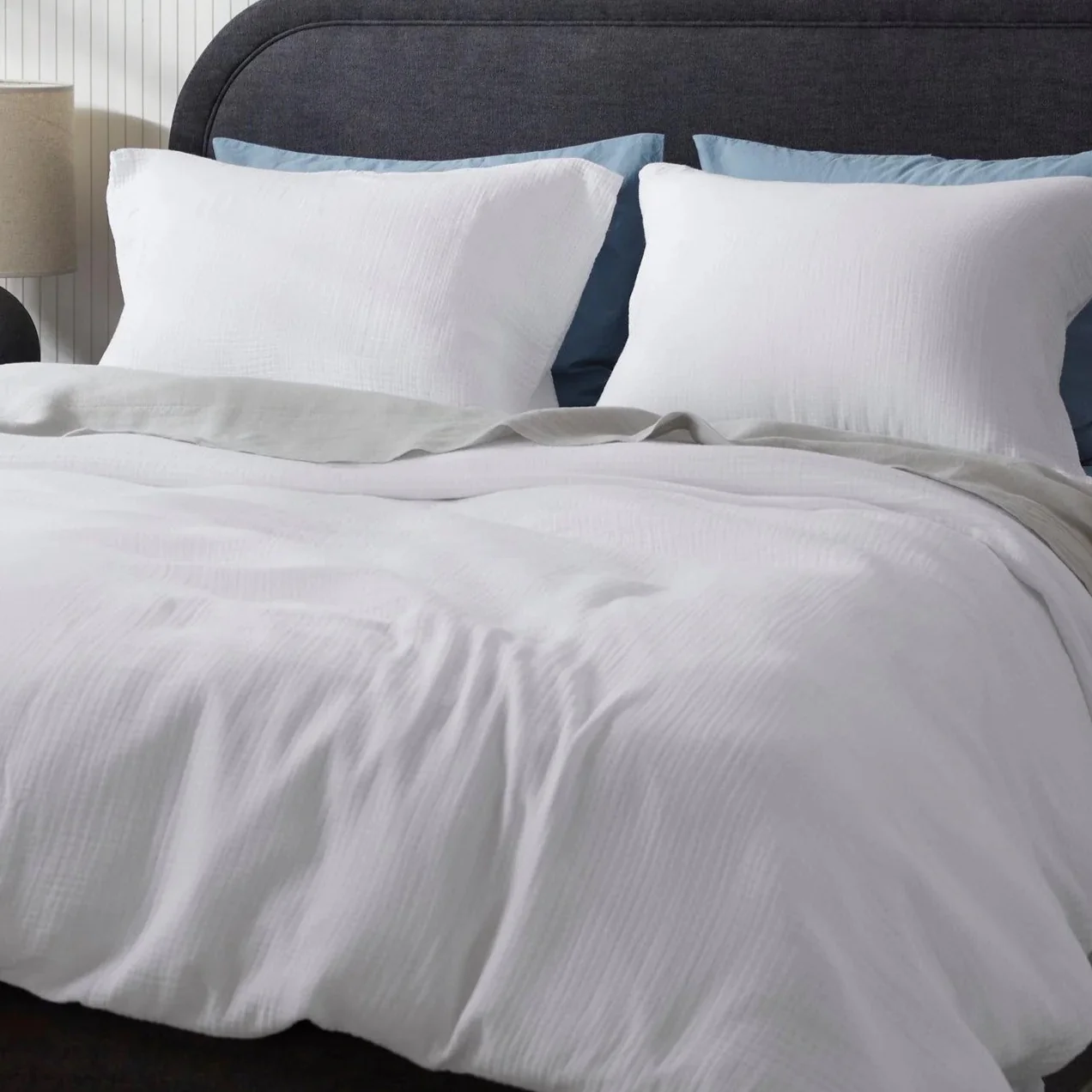 Muslin Pillowcase Set (2 Pieces) – 100% Muslin Cotton - Image 3