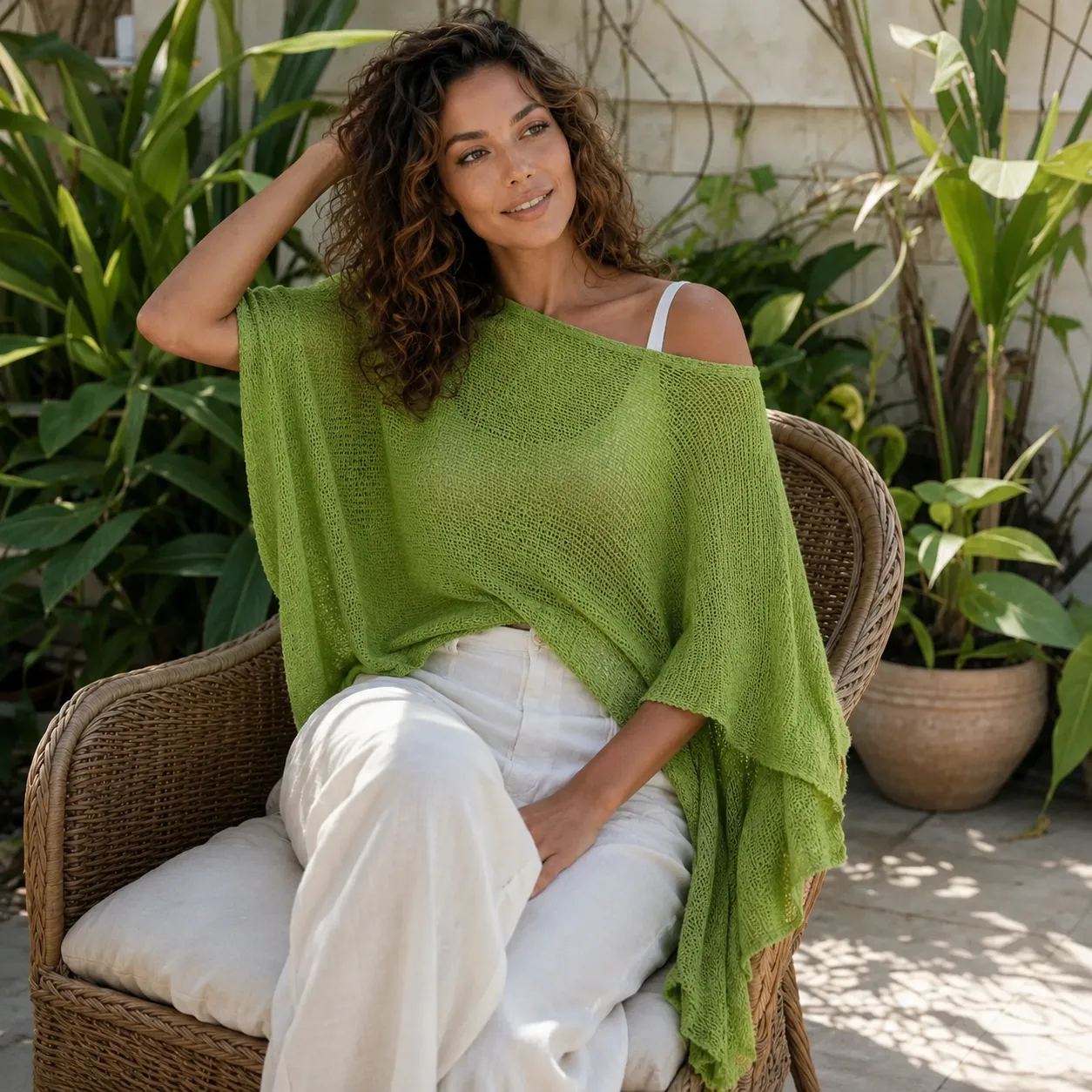 The Fleece Summer Poncho - Image 12